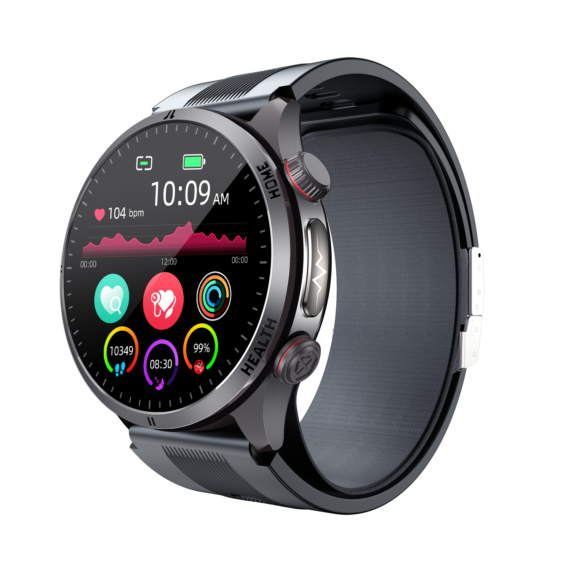 New smartwatch S26 Air pump+airbag true blood pressure accurate test Bluetooth call ECG electrocardiogram blood sugar uric acid blood lipid body temperature blood oxygen sleep monitoring breathing training ECG NFC SOS