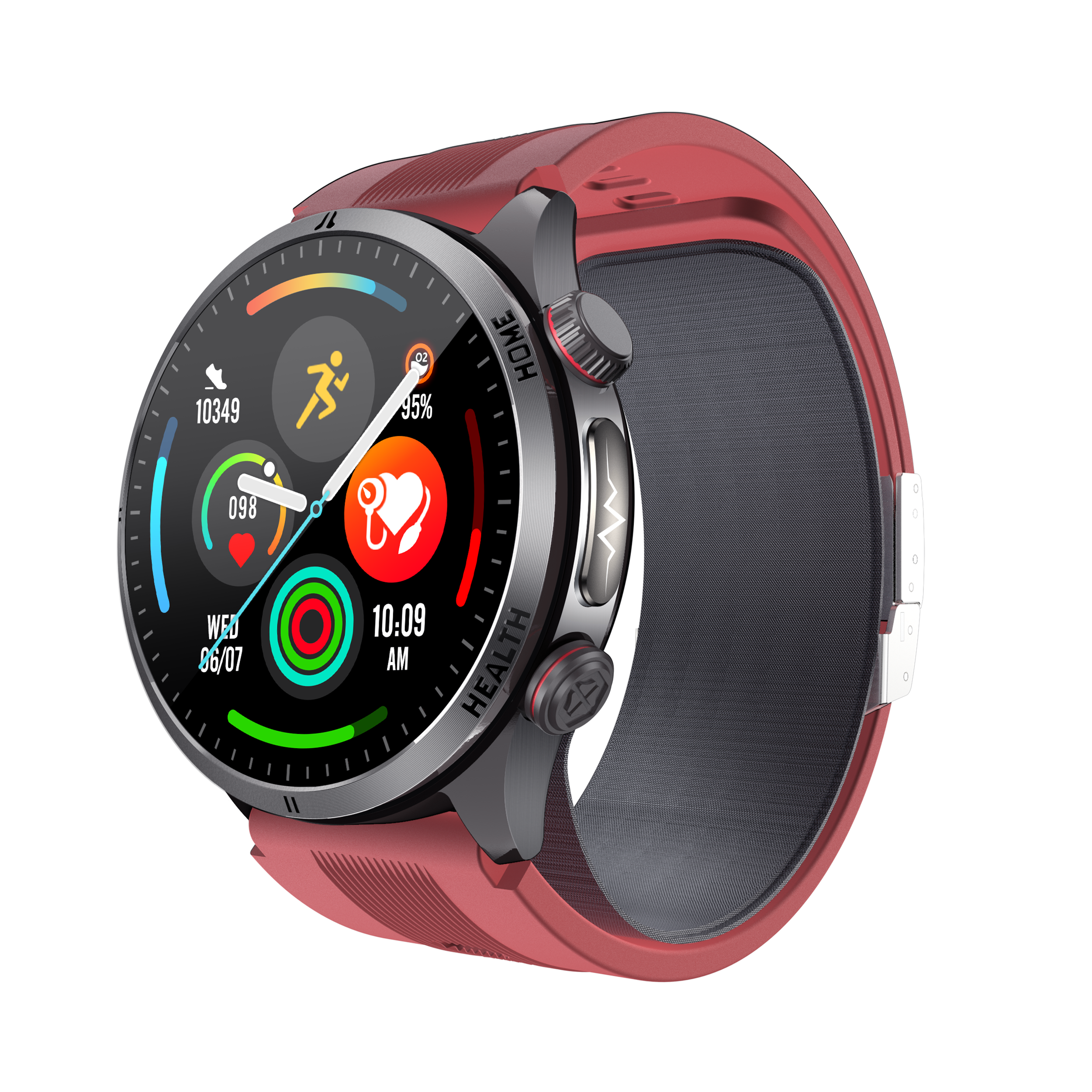 New smartwatch S26 Air pump+airbag true blood pressure accurate test Bluetooth call ECG electrocardiogram blood sugar uric acid blood lipid body temperature blood oxygen sleep monitoring breathing training ECG NFC SOS