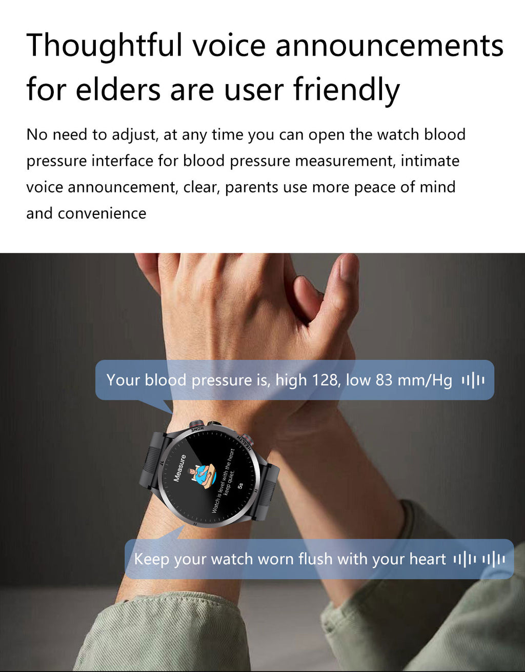New smartwatch S26 Air pump+airbag true blood pressure accurate test Bluetooth call ECG electrocardiogram blood sugar uric acid blood lipid body temperature blood oxygen sleep monitoring breathing training ECG NFC SOS
