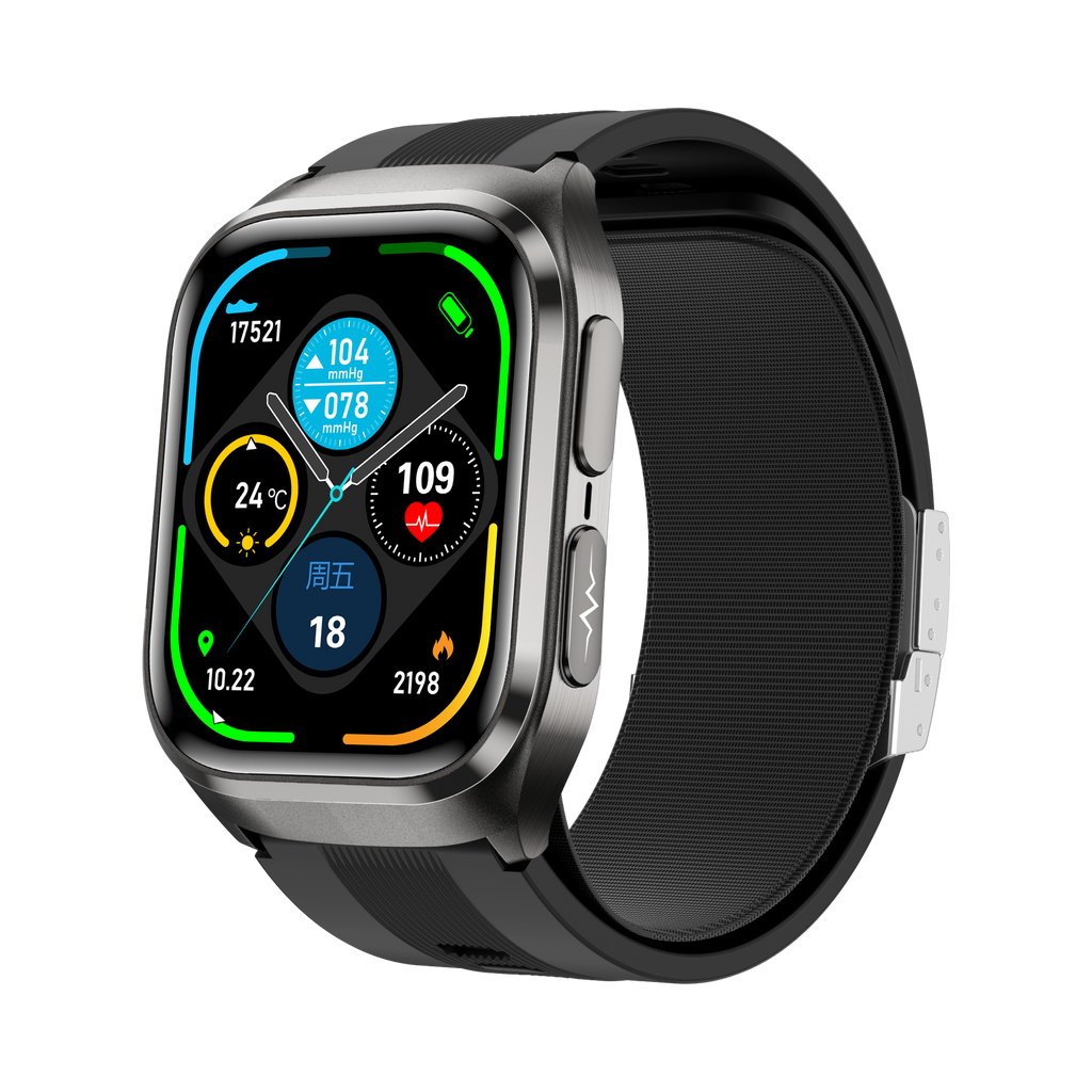 New smartwatch S17 airbag blood pressure monitoring NFC SOS ECG electrocardiogram Sport blood sugar uric acid blood lipid body temperature blood oxygen sleep monitoring breathing training Lover gift