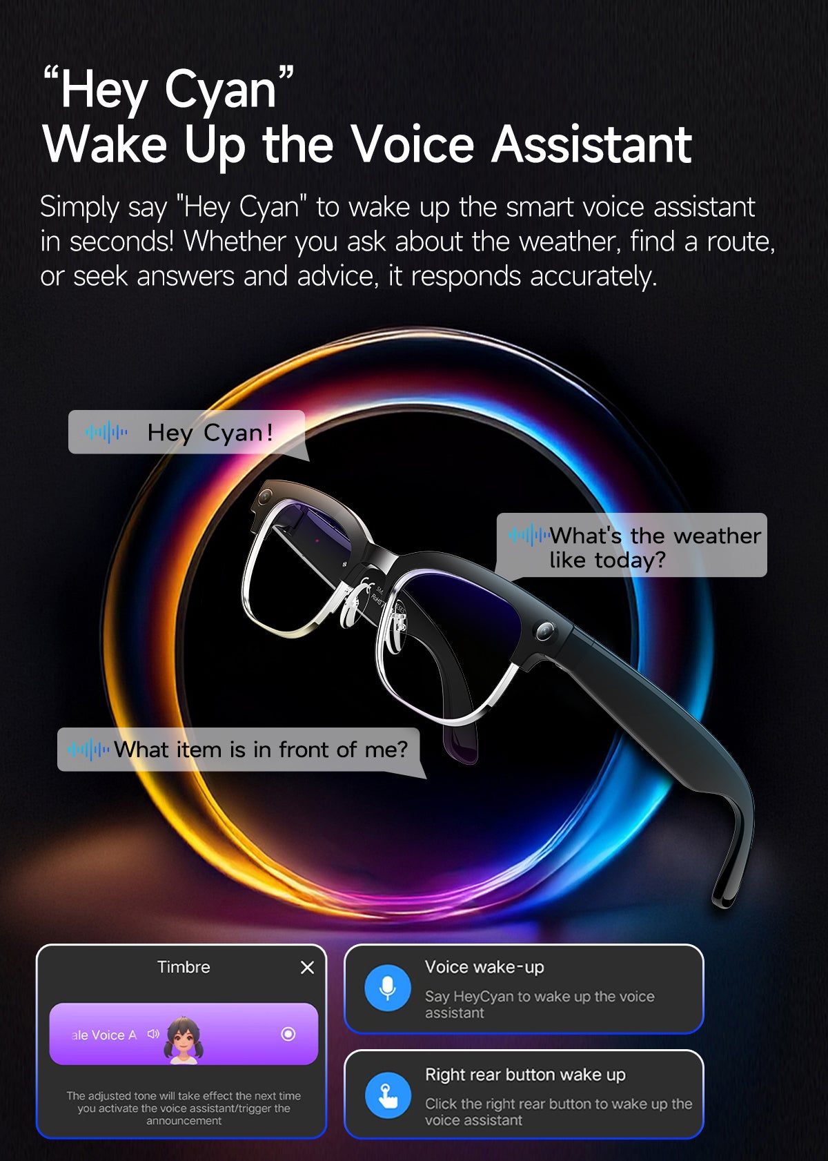 Smart glasses Photography glasses W630 AI translation Wi-Fi slide-to-touch New Fashion Arrivals.