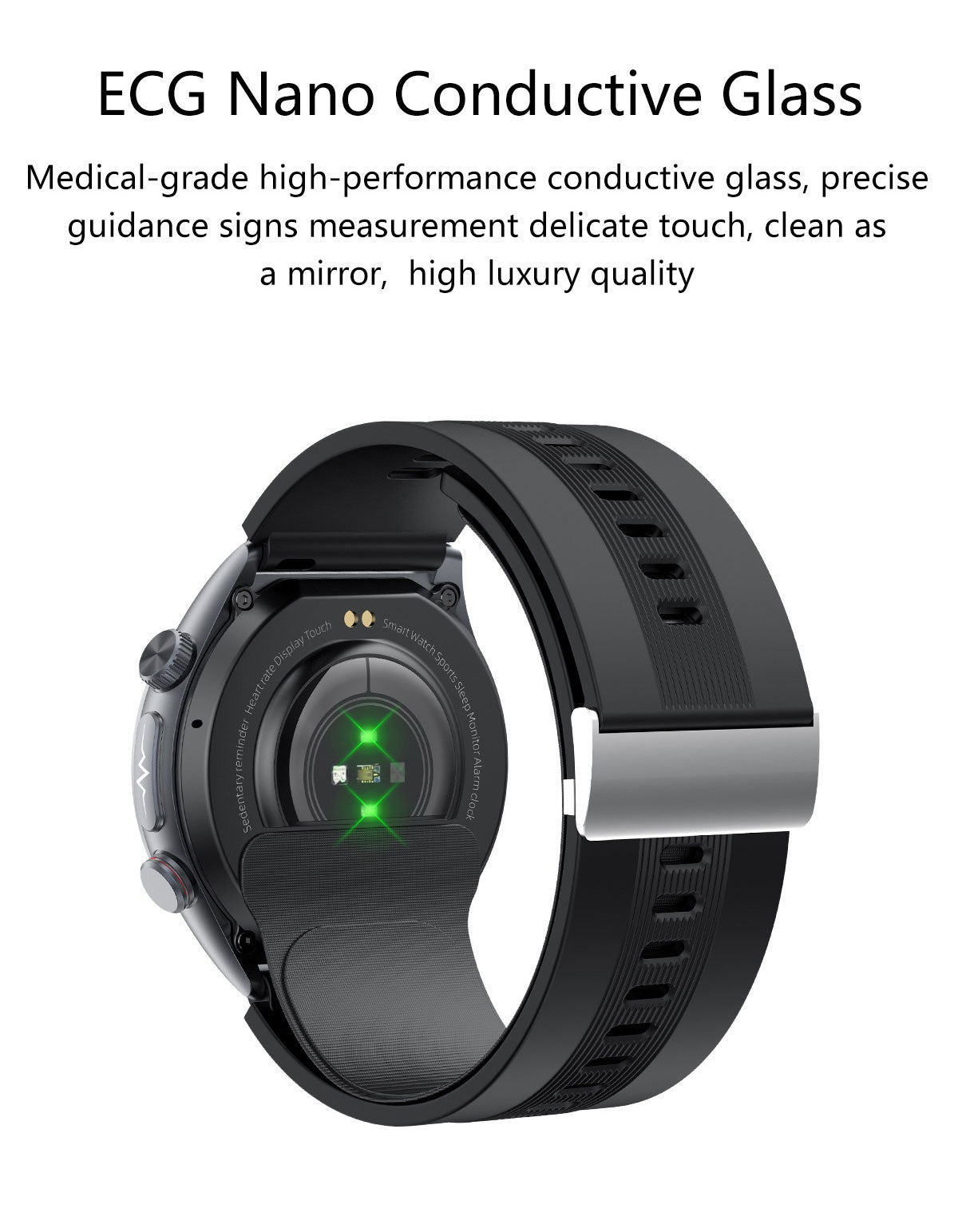 New smartwatch S26 Air pump+airbag true blood pressure accurate test Bluetooth call ECG electrocardiogram blood sugar uric acid blood lipid body temperature blood oxygen sleep monitoring breathing training ECG NFC SOS