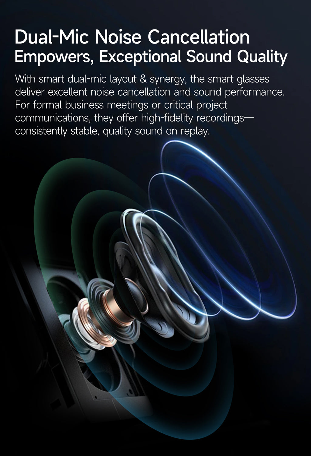 Smart glasses Photography glasses W630 AI translation Wi-Fi slide-to-touch New Fashion Arrivals.