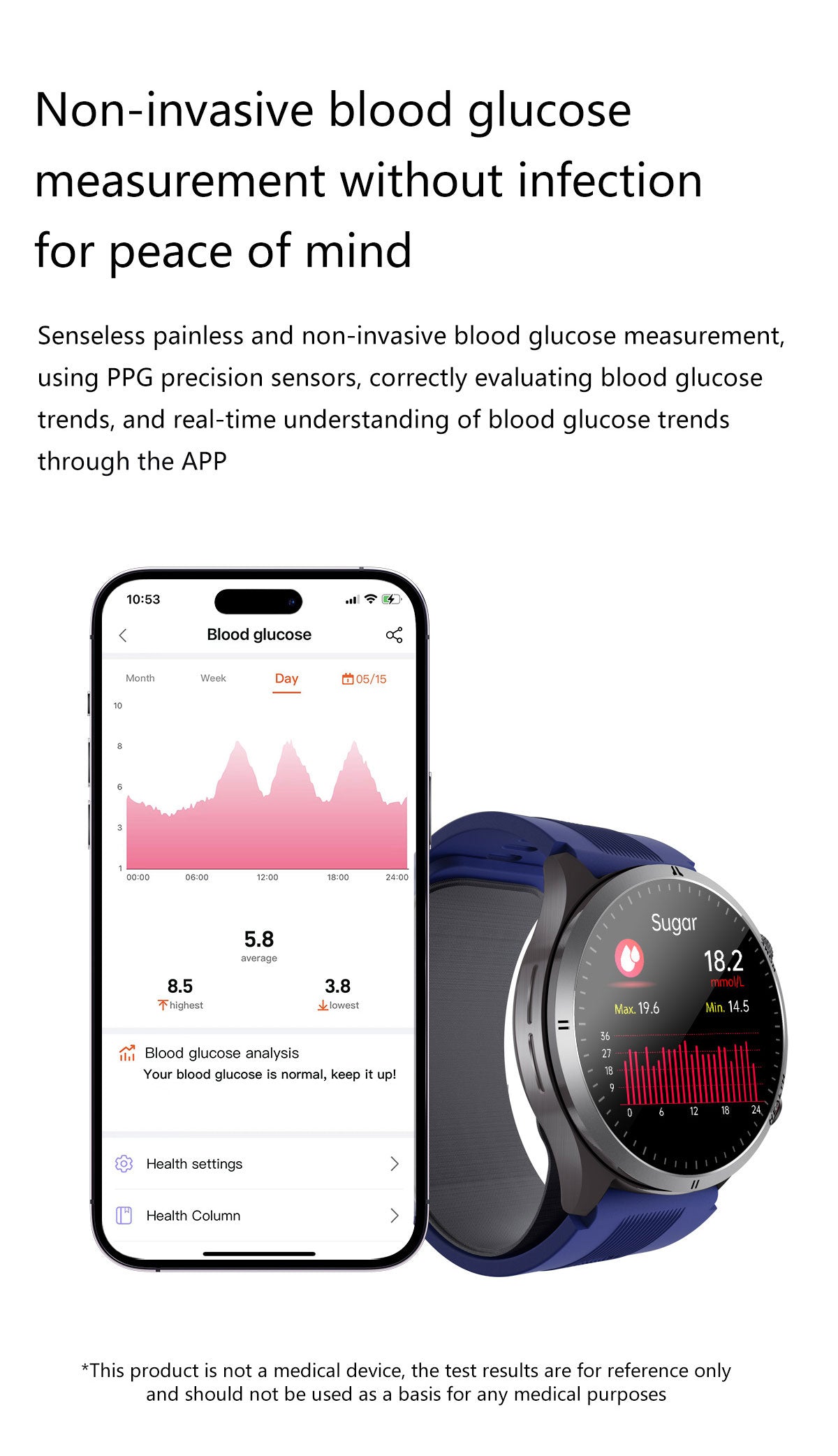 New smartwatch S26 Air pump+airbag true blood pressure accurate test Bluetooth call ECG electrocardiogram blood sugar uric acid blood lipid body temperature blood oxygen sleep monitoring breathing training ECG NFC SOS