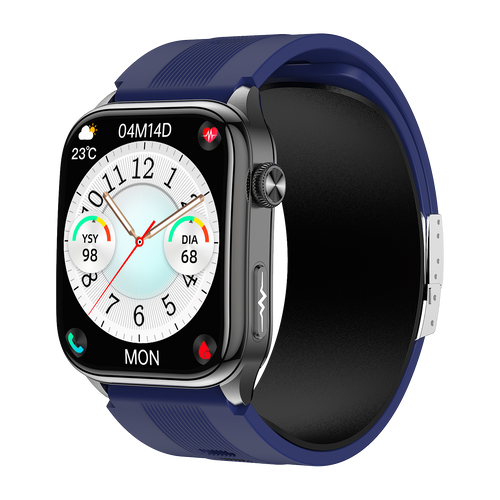 New smartwatch S101 lover's Gift bluetooth call health monitoring True blood pressure Air pump Blood glucose NFC ECG SOS