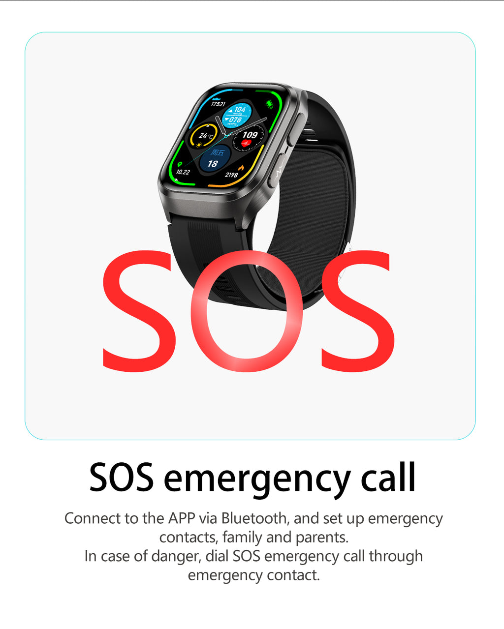 New smartwatch S17 airbag blood pressure monitoring NFC SOS ECG electrocardiogram Sport blood sugar uric acid blood lipid body temperature blood oxygen sleep monitoring breathing training Lover gift