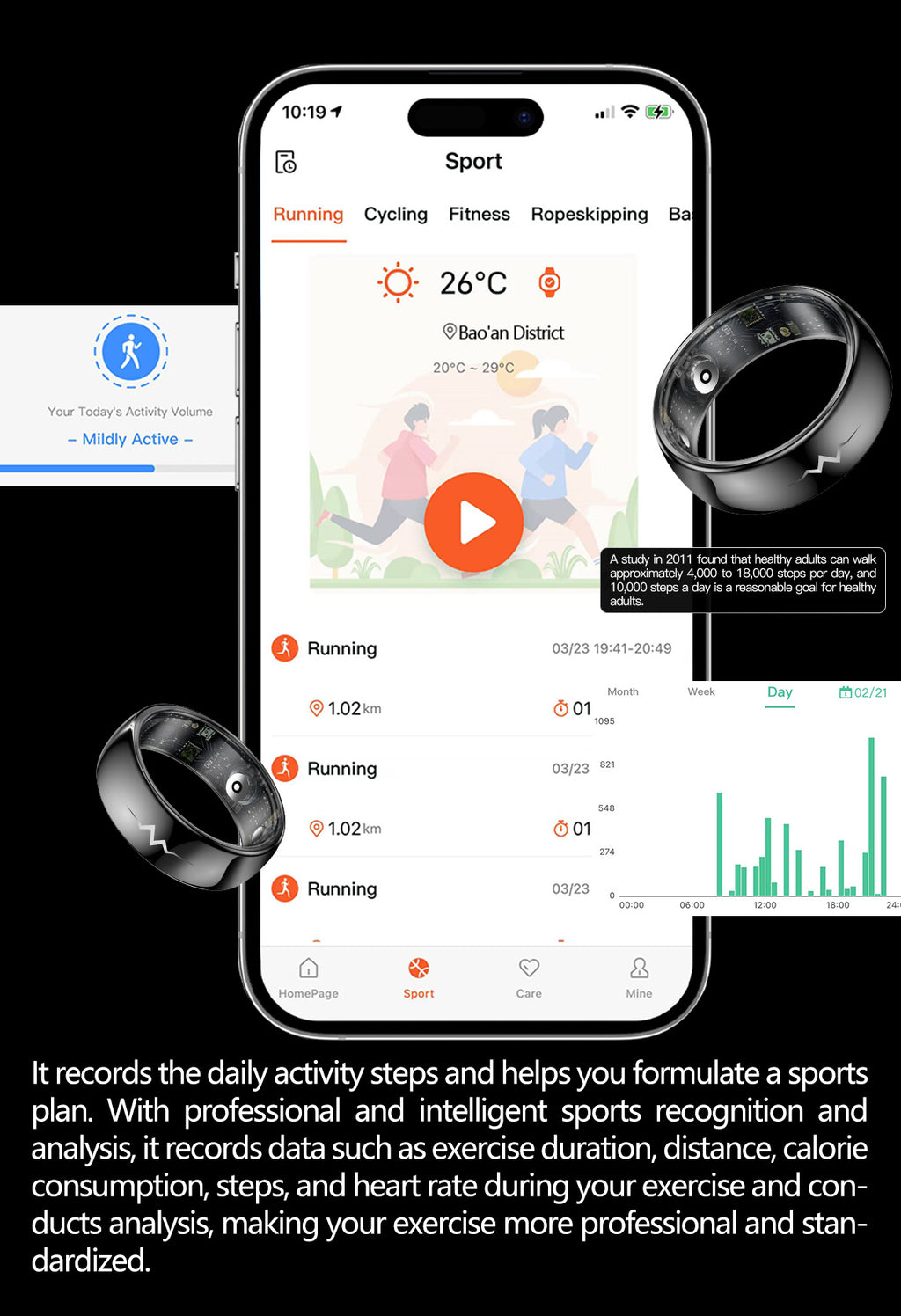 New smart ring Q520 lover's gift ceramic material heart rate sleep blood sugar exercise monitoring hot sale！