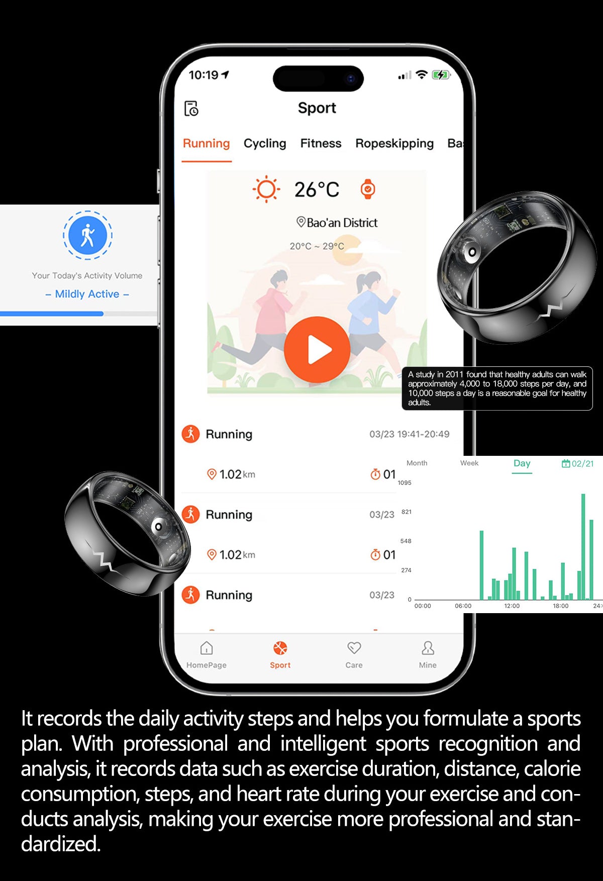 New smart ring Q520 lover's gift ceramic material heart rate sleep blood sugar exercise monitoring hot sale！