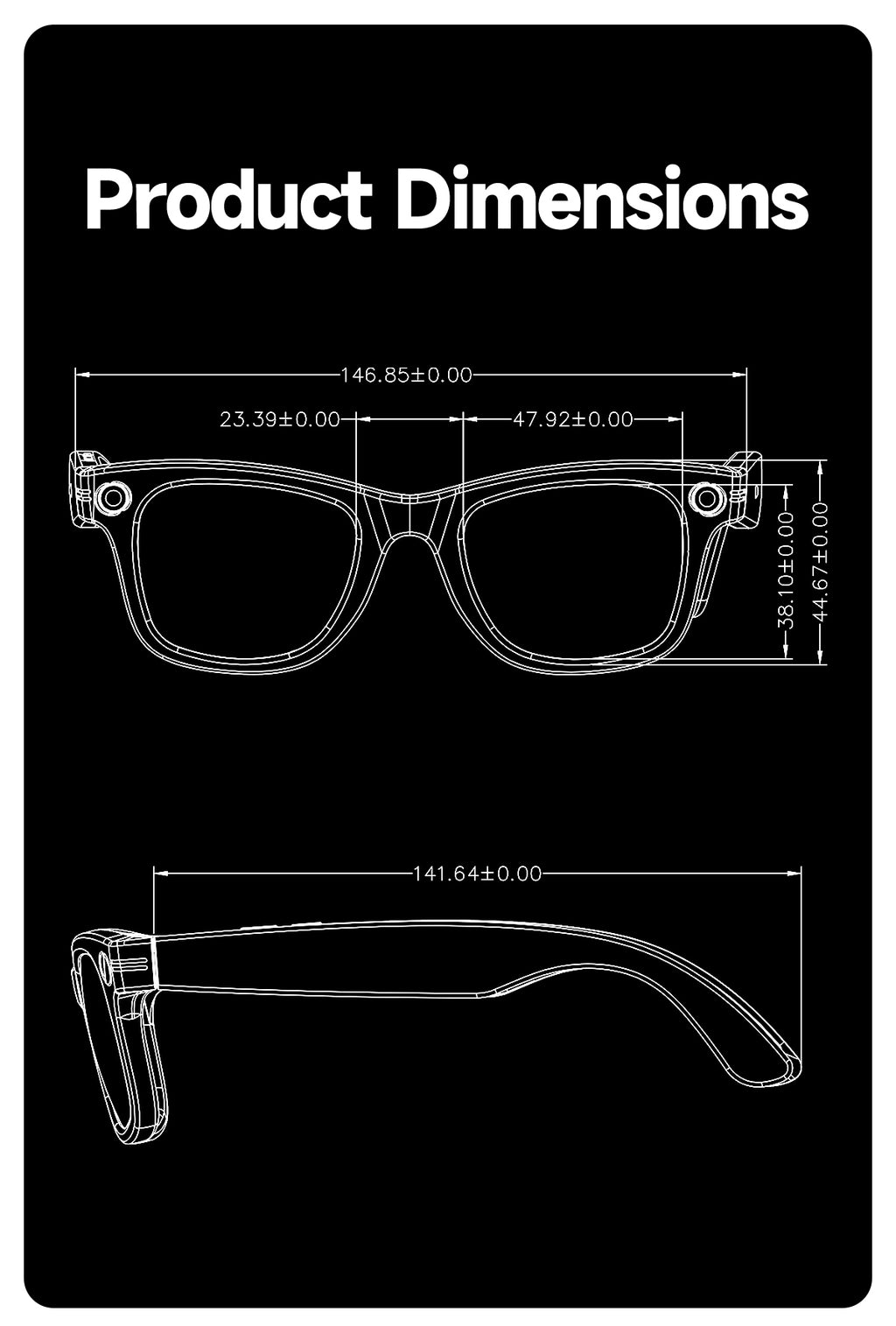 Smart glasses Photography glasses W610 AI translation 8 million pixels Wi-Fi slide-to-touch New Fashion Arrivals.