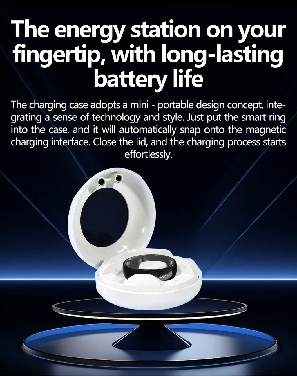 New smart ring Q520 lover's gift ceramic material heart rate sleep blood sugar exercise monitoring hot sale！