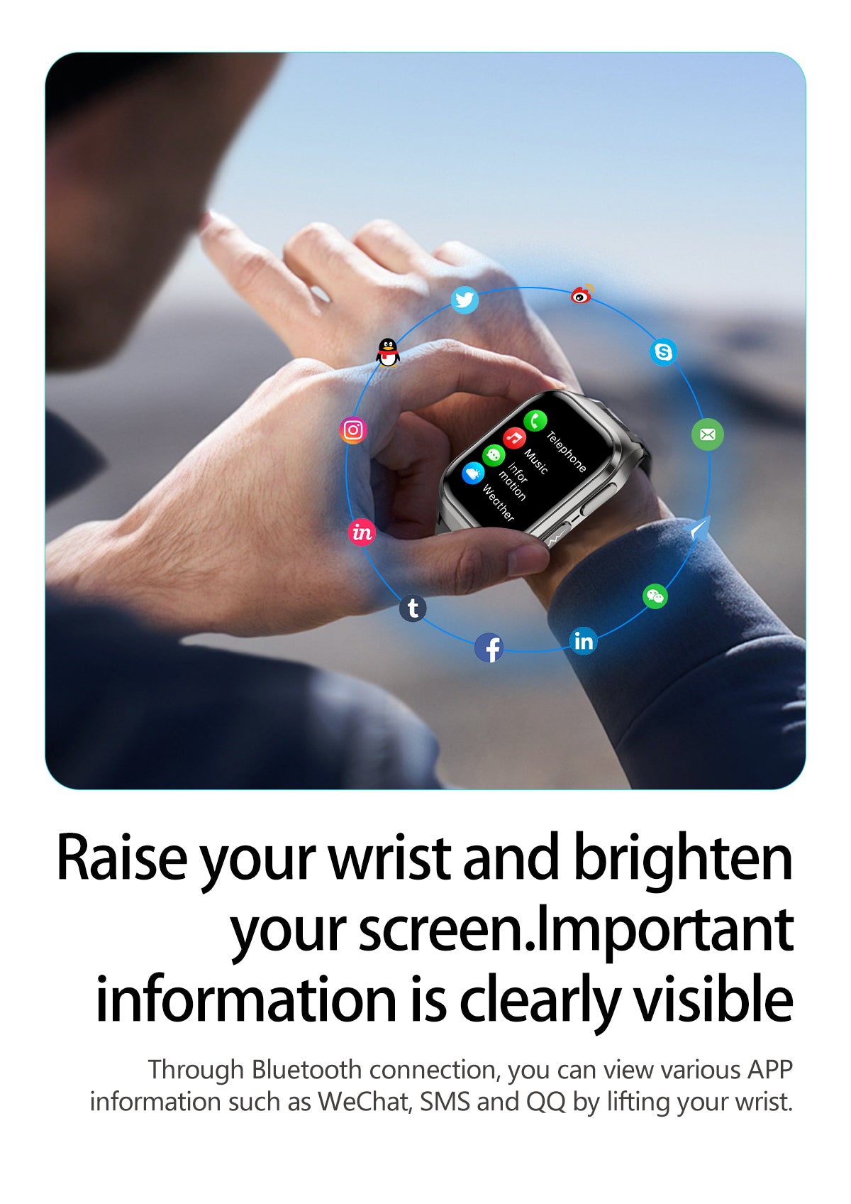 New smartwatch S17 airbag blood pressure monitoring NFC SOS ECG electrocardiogram Sport blood sugar uric acid blood lipid body temperature blood oxygen sleep monitoring breathing training Lover gift