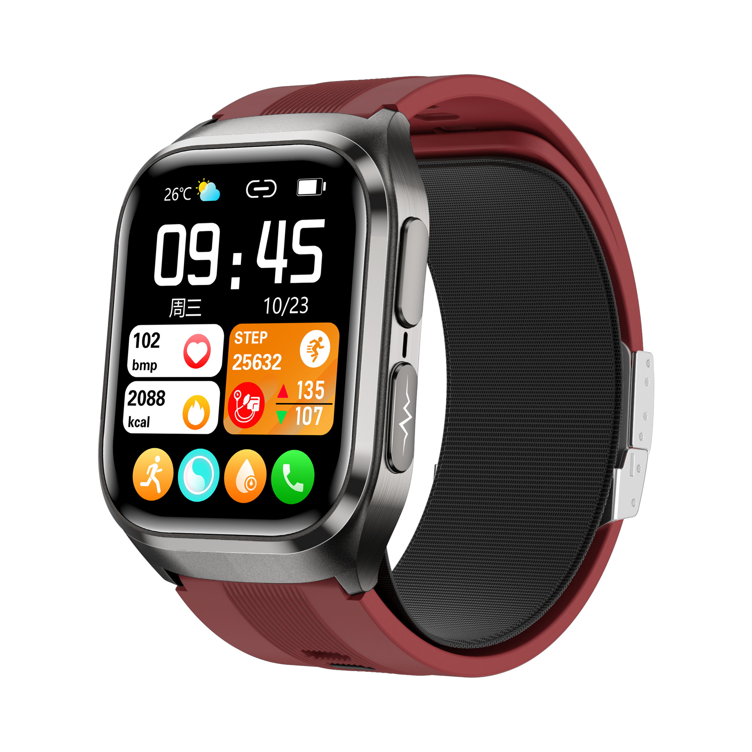 New smartwatch S17 airbag blood pressure monitoring NFC SOS ECG electrocardiogram Sport blood sugar uric acid blood lipid body temperature blood oxygen sleep monitoring breathing training Lover gift
