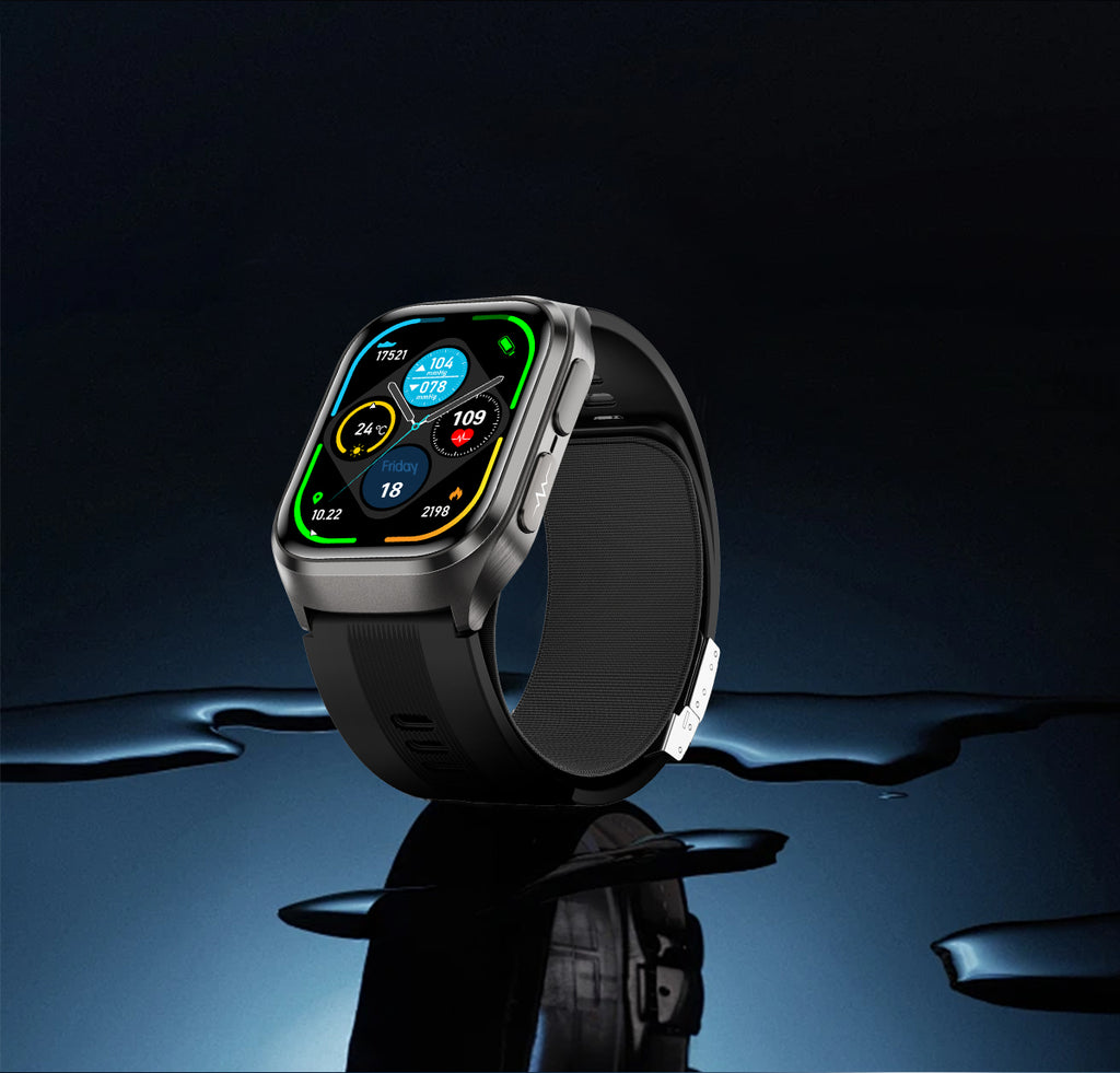 New smartwatch S17 airbag blood pressure monitoring NFC SOS ECG electrocardiogram Sport blood sugar uric acid blood lipid body temperature blood oxygen sleep monitoring breathing training Lover gift