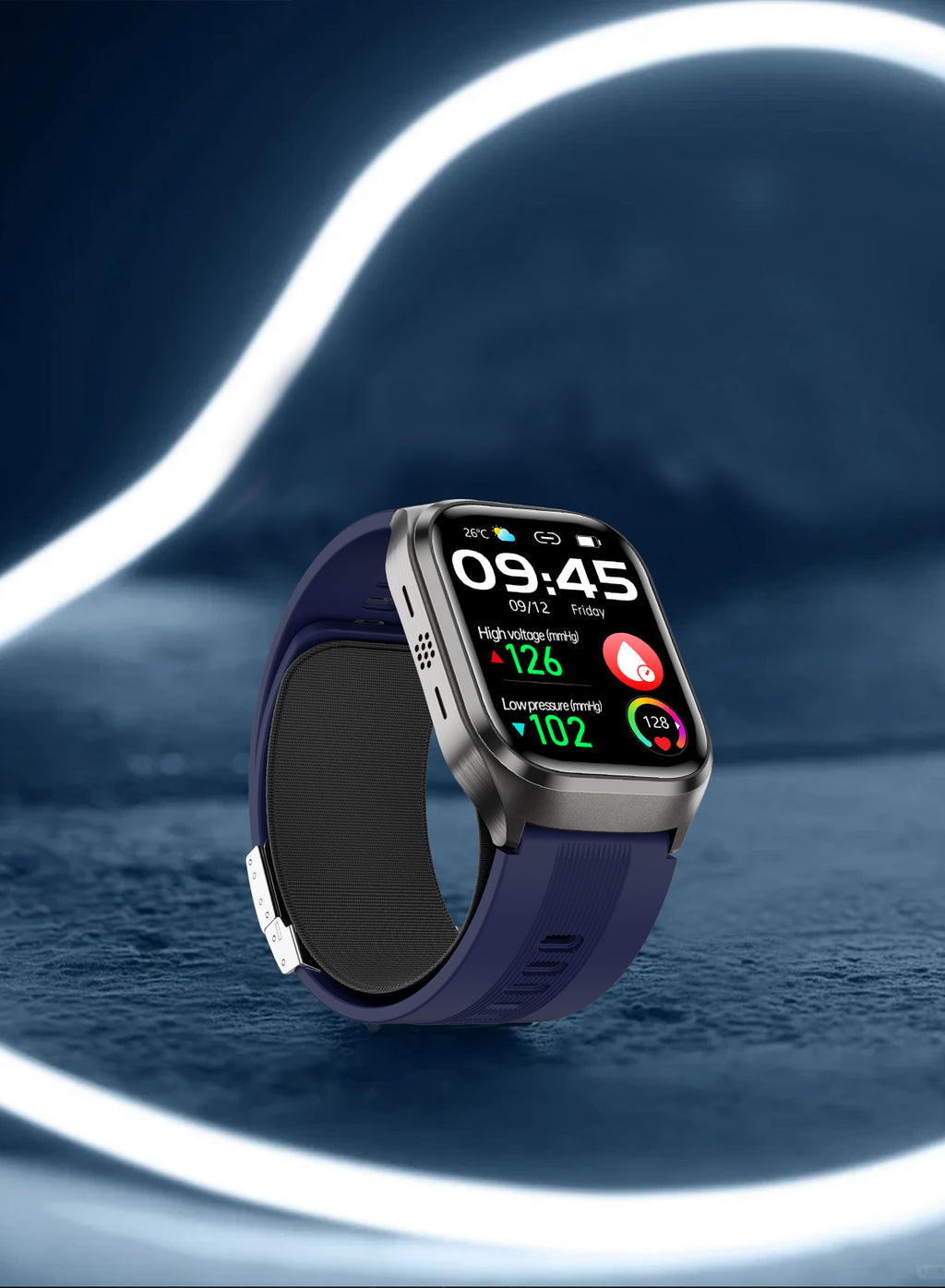 New smartwatch S17 airbag blood pressure monitoring NFC SOS ECG electrocardiogram Sport blood sugar uric acid blood lipid body temperature blood oxygen sleep monitoring breathing training Lover gift