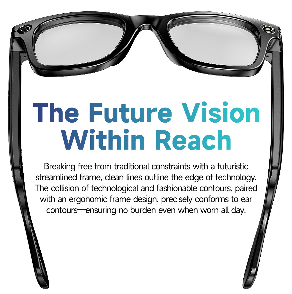 Smart glasses Photography glasses W610 AI translation 8 million pixels Wi-Fi slide-to-touch New Fashion Arrivals.