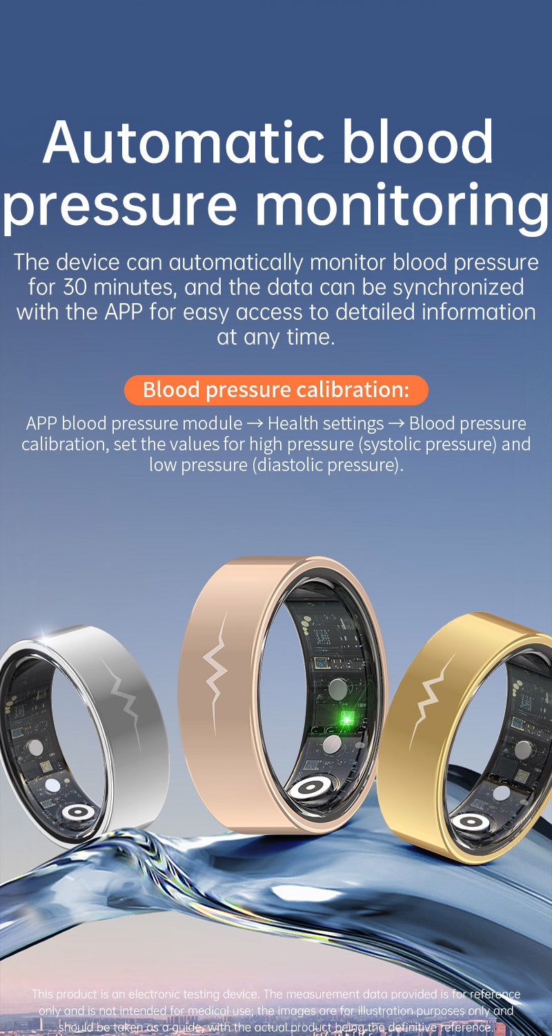 New smart ring R1005 lover's gift heart rate sleep blood sugar exercise monitoring hot sale！