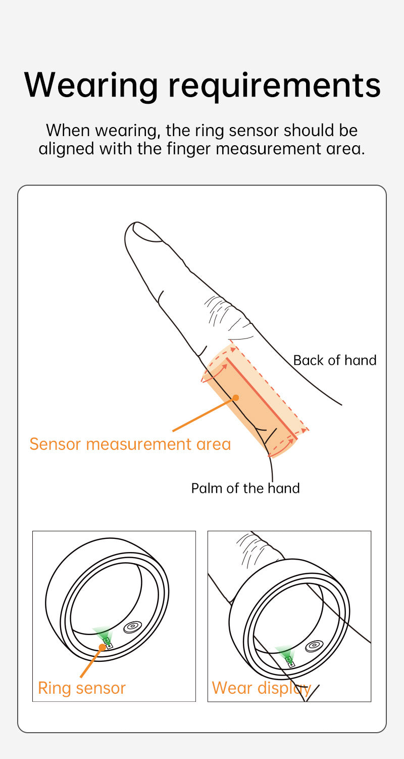 New smart ring R1005 lover's gift heart rate sleep blood sugar exercise monitoring hot sale！