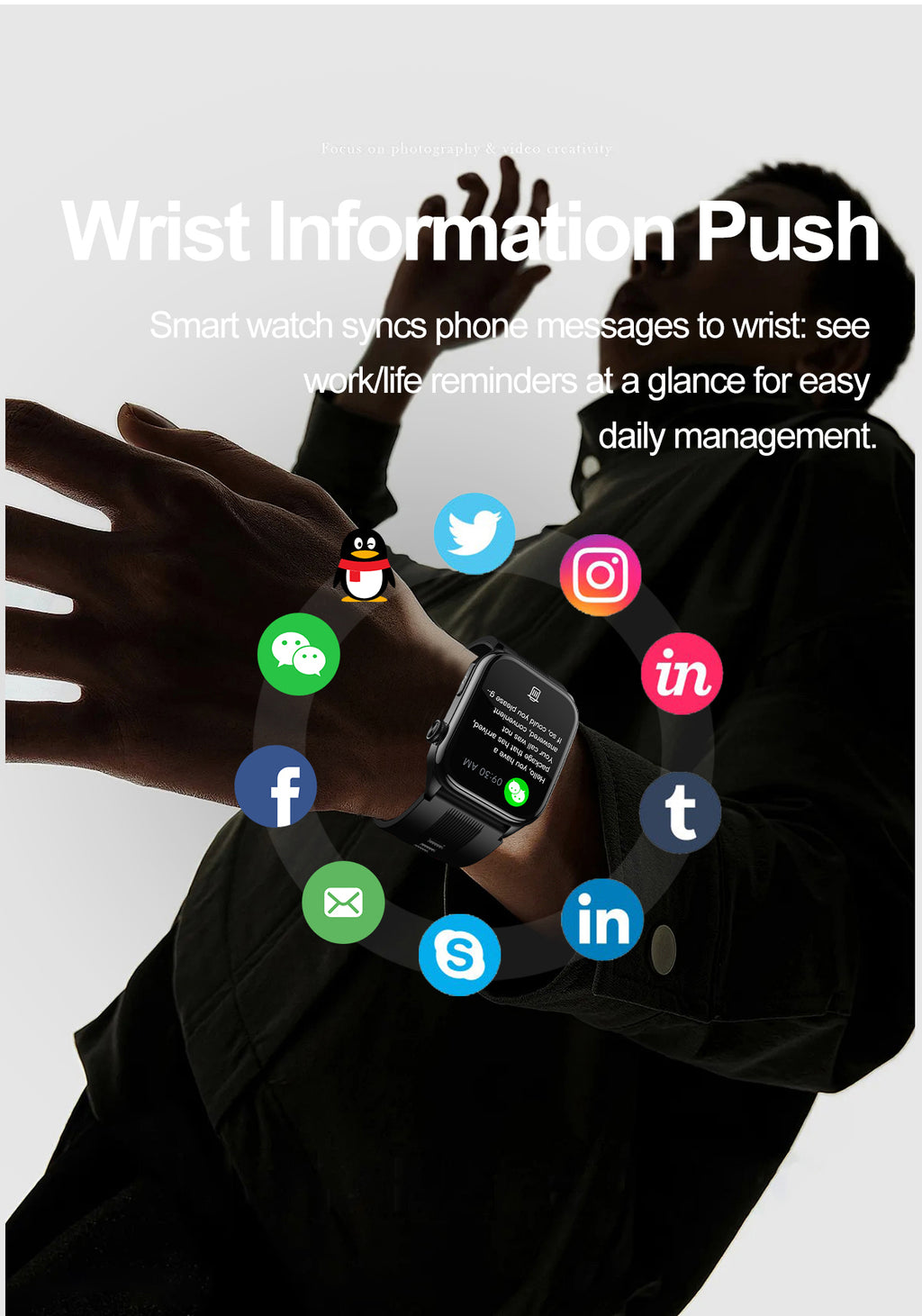 New smartwatch S101 lover's Gift bluetooth call health monitoring True blood pressure Air pump Blood glucose NFC ECG SOS