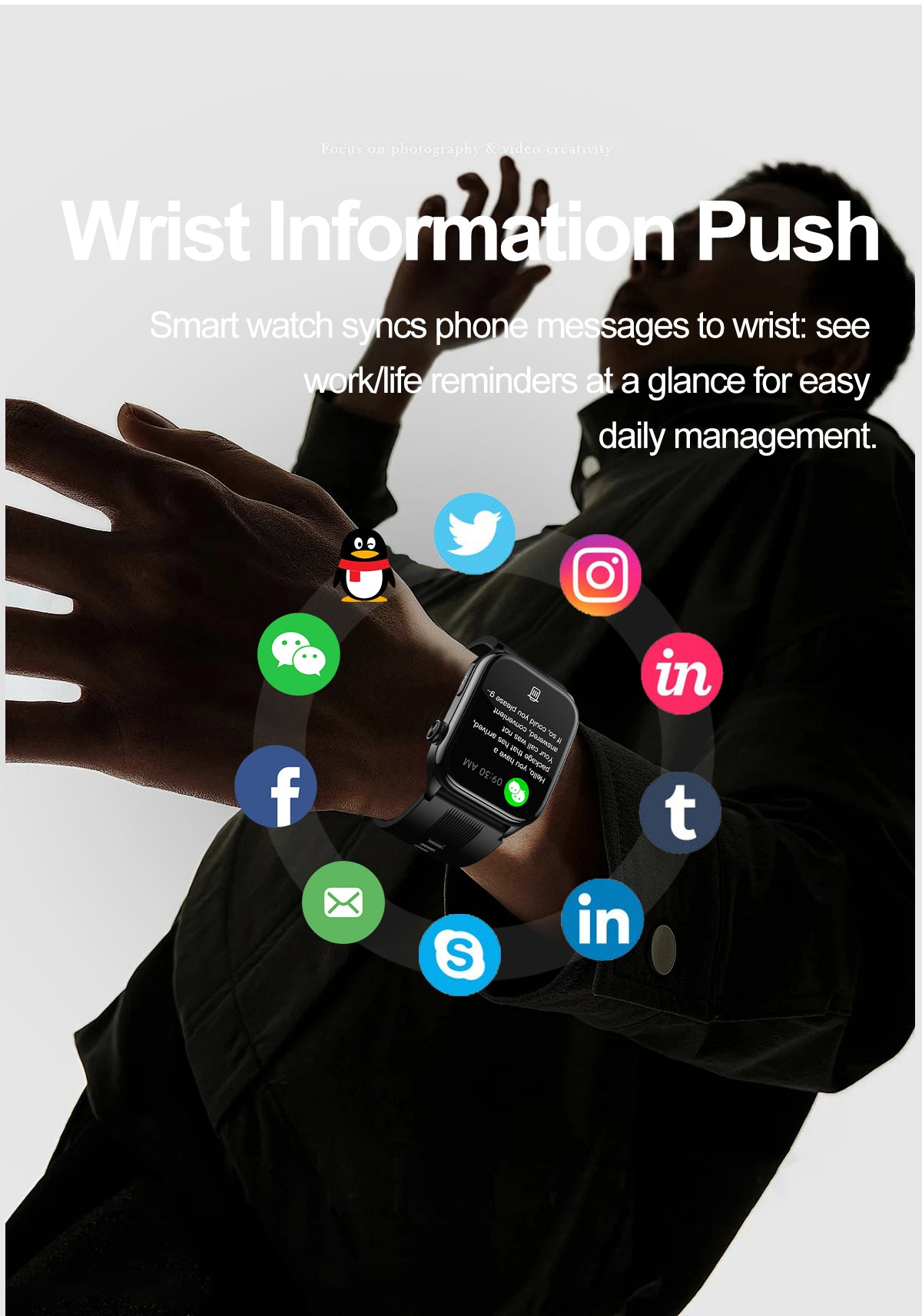 New smartwatch S101 lover's Gift bluetooth call health monitoring True blood pressure Air pump Blood glucose NFC ECG SOS