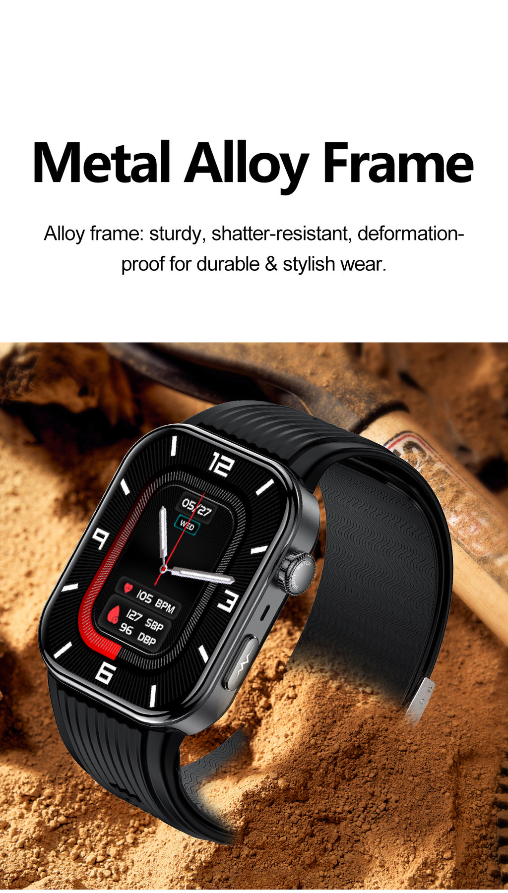 New smartwatch S191 Air pump+airbag type true blood pressure accurate test Bluetooth call ECG electrocardiogram blood sugar uric acid blood lipid body temperature blood oxygen sleep monitoring breathing training.