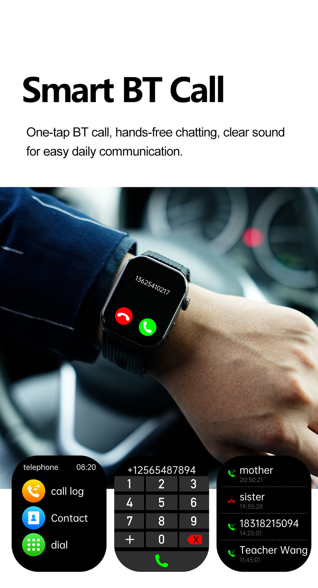 New smartwatch S191 Air pump+airbag type true blood pressure accurate test Bluetooth call ECG electrocardiogram blood sugar uric acid blood lipid body temperature blood oxygen sleep monitoring breathing training.