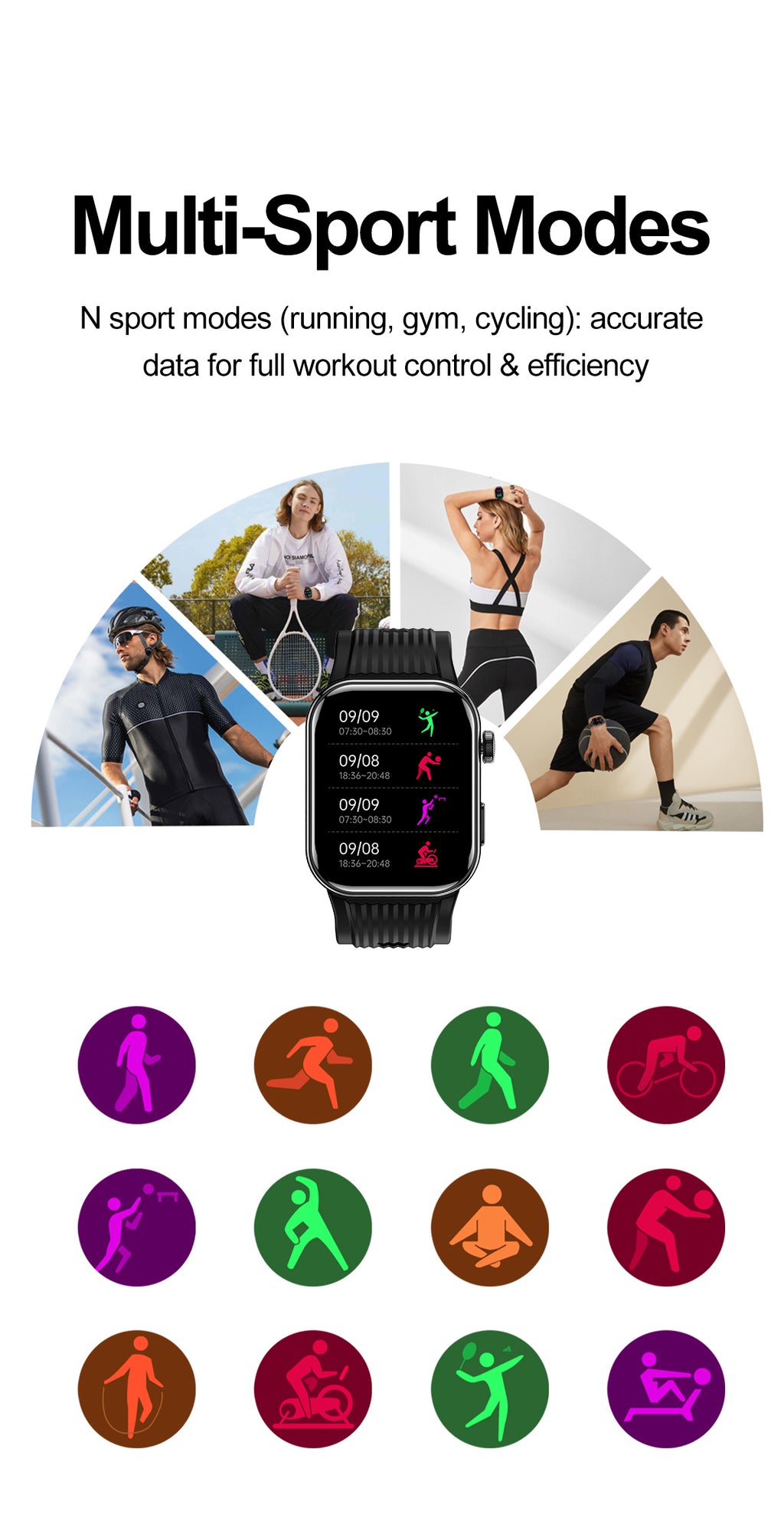 New smartwatch S191 Air pump+airbag type true blood pressure accurate test Bluetooth call ECG electrocardiogram blood sugar uric acid blood lipid body temperature blood oxygen sleep monitoring breathing training.